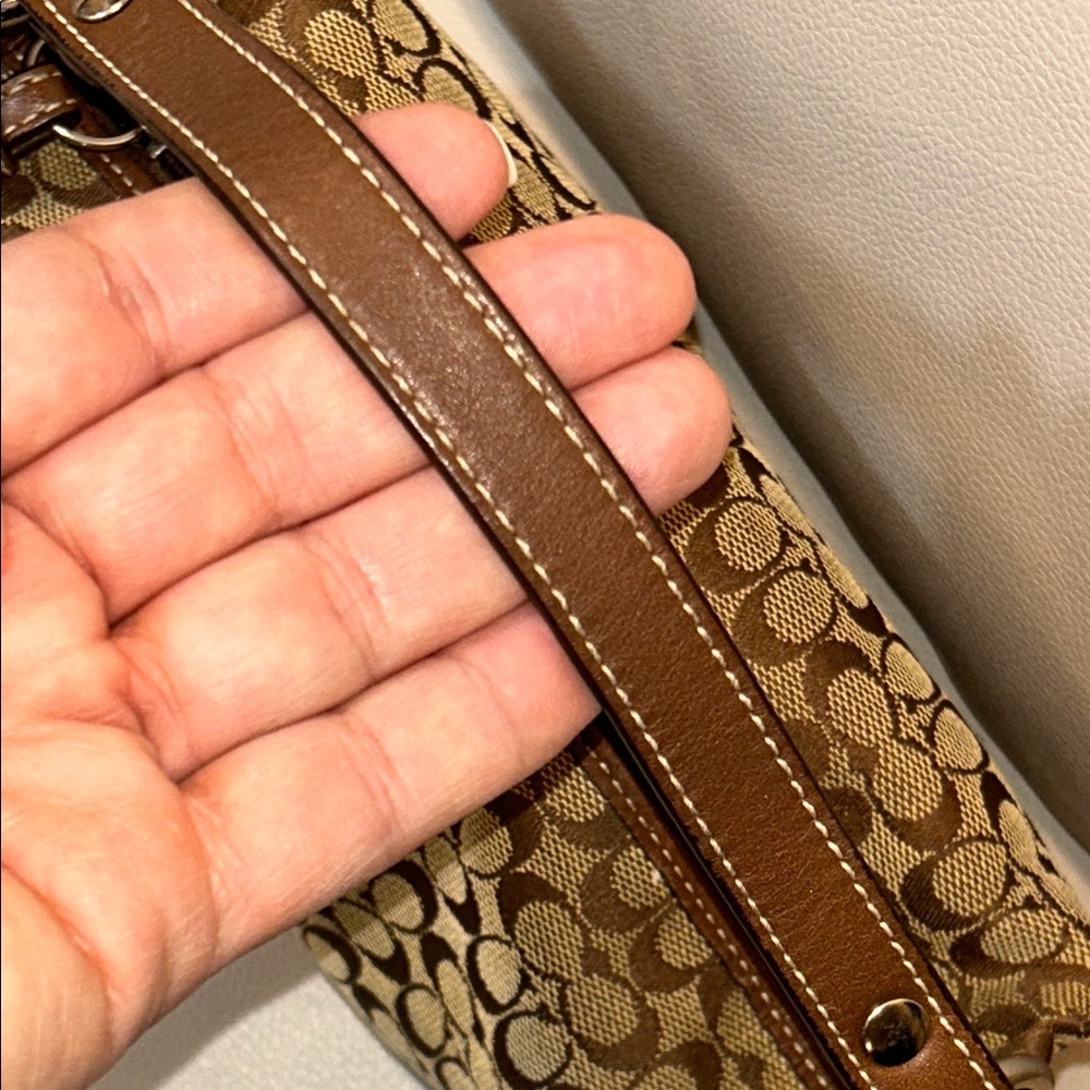 Coach Y2K Mini Signature C Jacquard Baguette Handbag - Picture 5 of 12